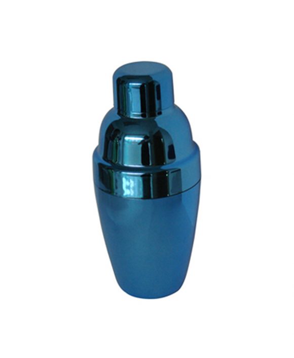 180ml plastic cockail shaker ld-k618(chrome plated)