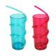 spiral plastic straw drinking cup ld-c113