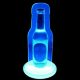 bottle shaped led display glorifier, acrylic led glorifier ld-pd05