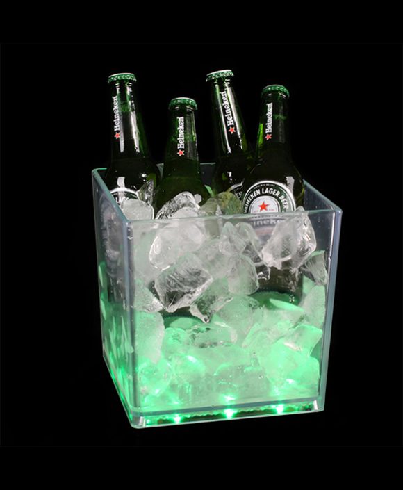 double layer led ice buckets