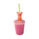 drinking cup with straw for 120ml ld-c118