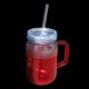 mason jar mugs with handle and straws ld-m104