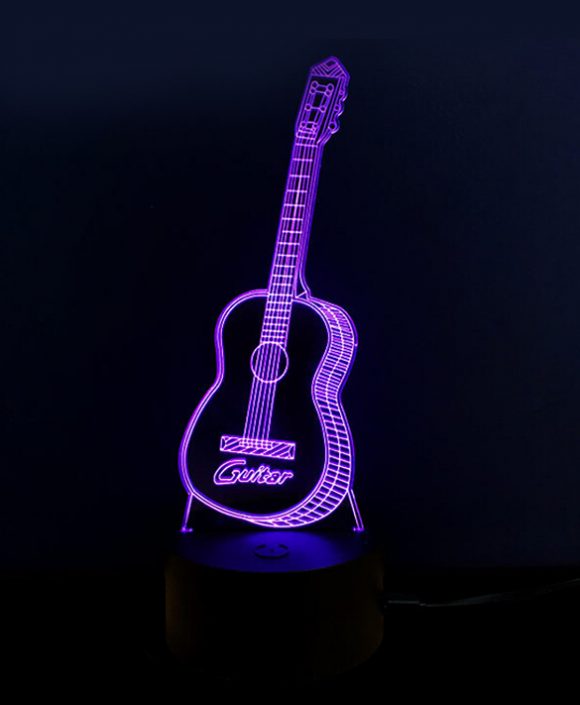 3d violin night light ld-l007