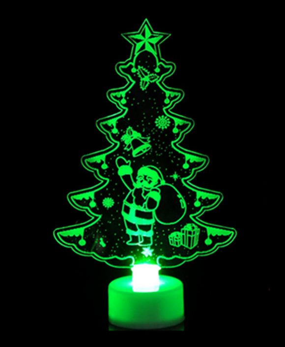 christmas tree led night light ld-l003